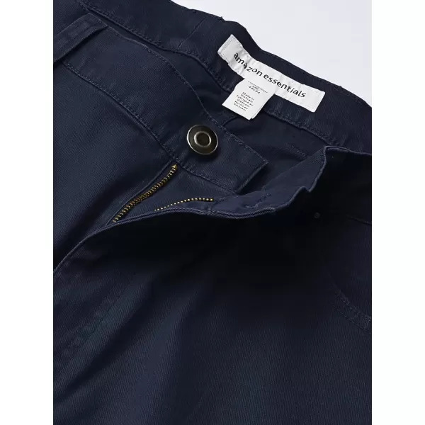 Amazon Essentials Mens StraightFit 5Pocket Stretch Twill PantNavy