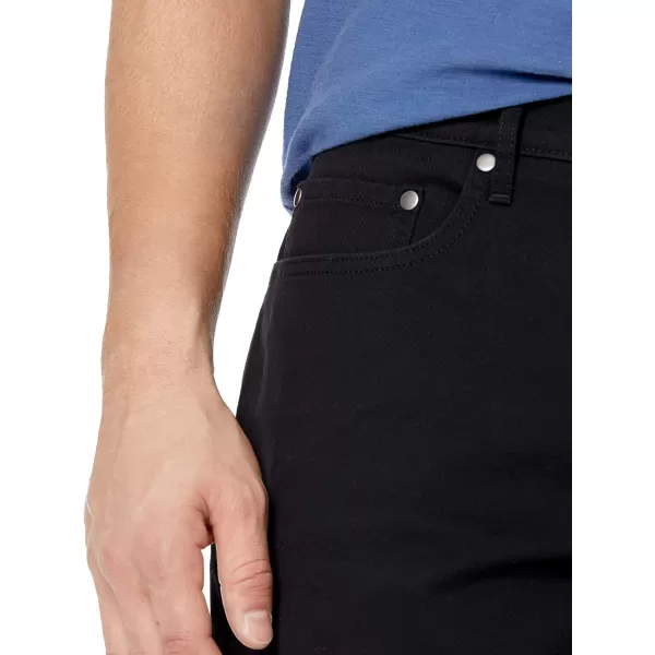 Amazon Essentials Mens StraightFit 7 Inseam Stretch 5Pocket ShortsBlack