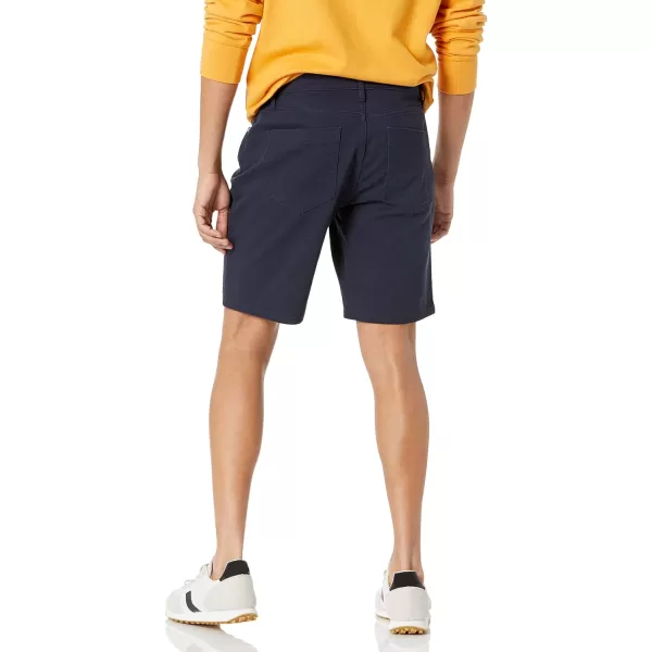 Amazon Essentials Mens StraightFit 7 Inseam Stretch 5Pocket ShortsMidnight Blue