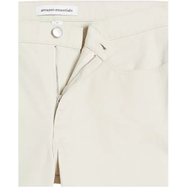Amazon Essentials Mens StraightFit 7 Inseam Stretch 5Pocket ShortsStone