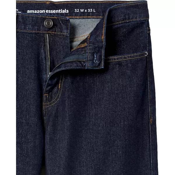 Amazon Essentials Mens StraightFit Bootcut JeanRinsed