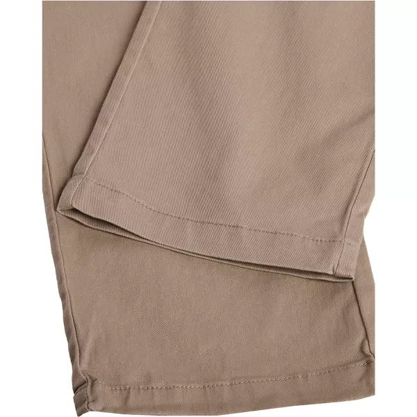 Amazon Essentials Mens StraightFit Casual Stretch Khaki PantKhaki Brown