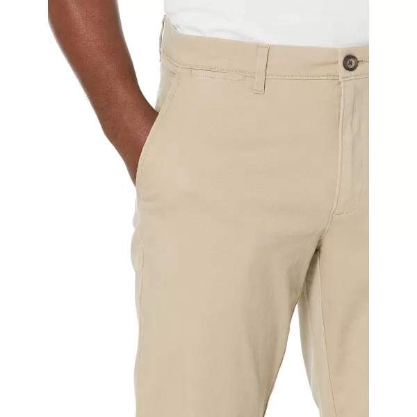 Amazon Essentials Mens StraightFit Casual Stretch Khaki PantKhaki Brown