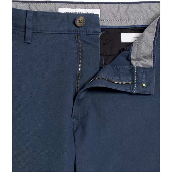 Amazon Essentials Mens StraightFit Casual Stretch Khaki PantNavy