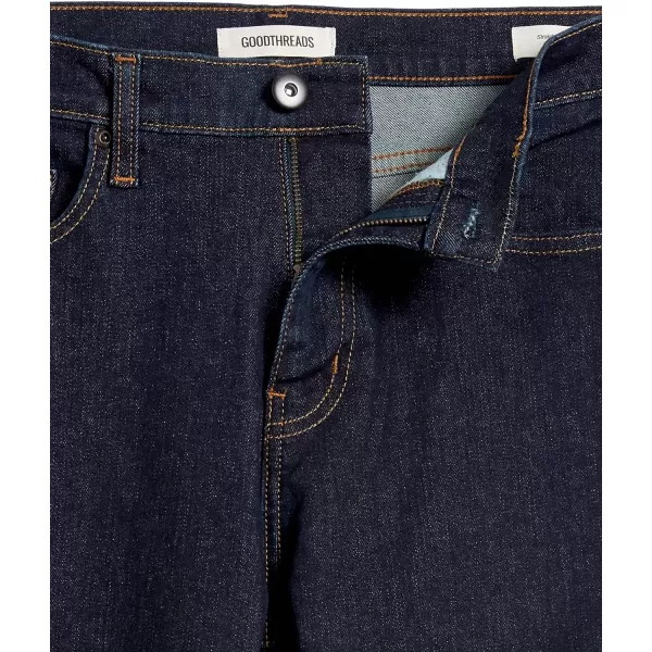 Amazon Essentials Mens StraightFit Jean Previously GoodthreadsDark Blue