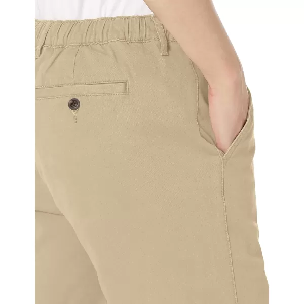 Amazon Essentials Mens StraightFit Jogger PantKhaki Brown