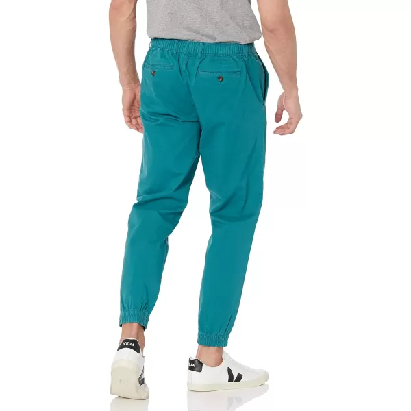 Amazon Essentials Mens StraightFit Jogger PantWashed Teal Green