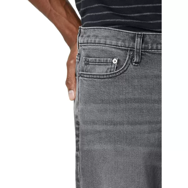 Amazon Essentials Mens StraightFit Stretch Bootcut JeanWashed Grey