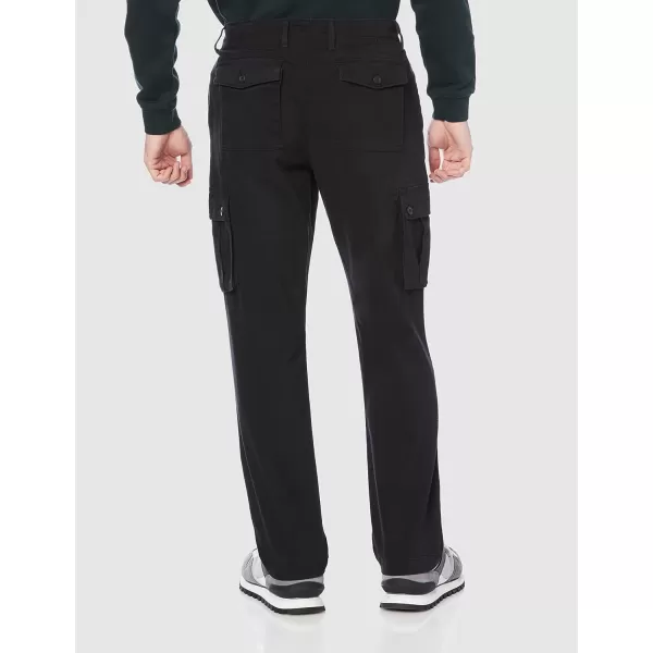 Amazon Essentials Mens StraightFit Stretch Cargo Pant Available in Big amp TallBlack