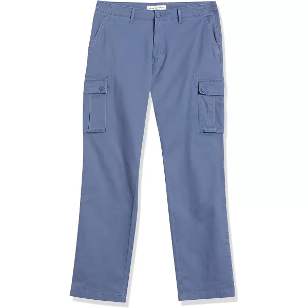 Amazon Essentials Mens StraightFit Stretch Cargo Pant Available in Big amp TallIndigo