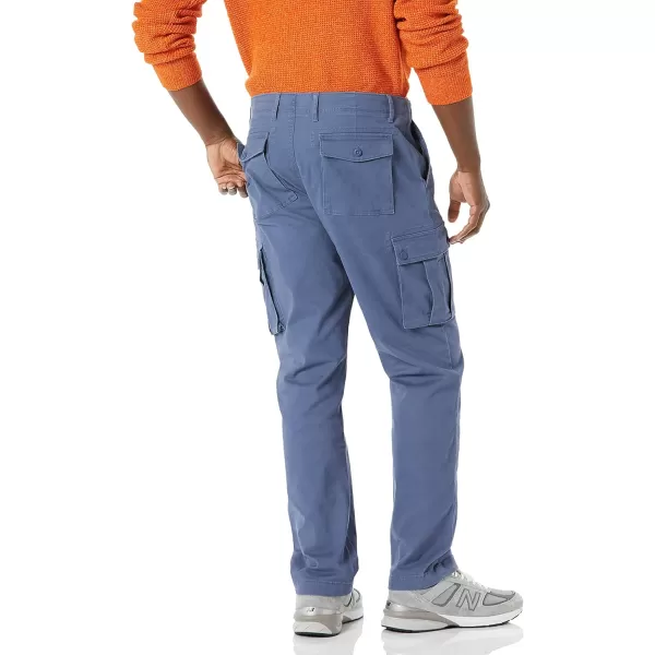 Amazon Essentials Mens StraightFit Stretch Cargo Pant Available in Big amp TallIndigo