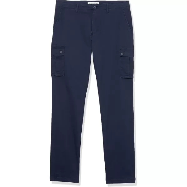 Amazon Essentials Mens StraightFit Stretch Cargo Pant Available in Big amp TallNavy