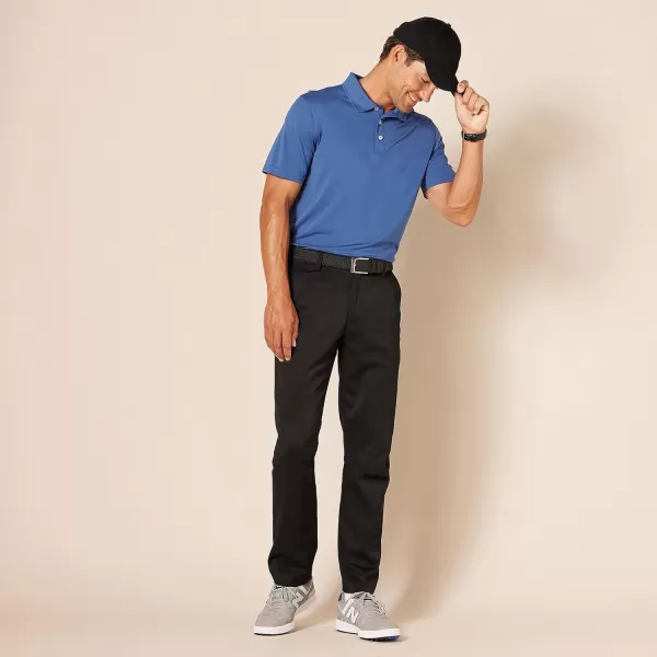 Amazon Essentials Mens StraightFit Stretch Golf PantBlack