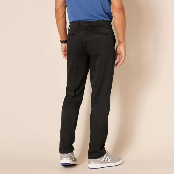 Amazon Essentials Mens StraightFit Stretch Golf PantBlack