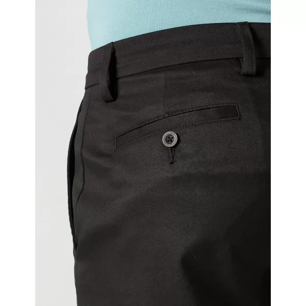 Amazon Essentials Mens StraightFit Stretch Golf PantPolyester Blend Black