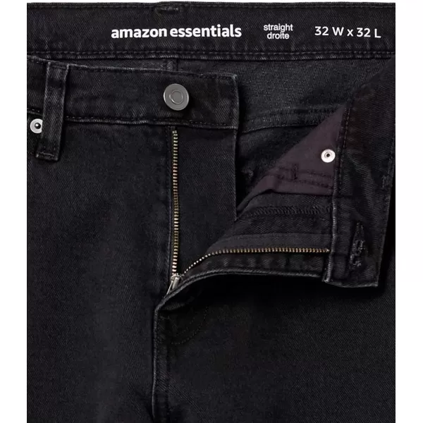 Amazon Essentials Mens StraightFit Stretch JeanBlack