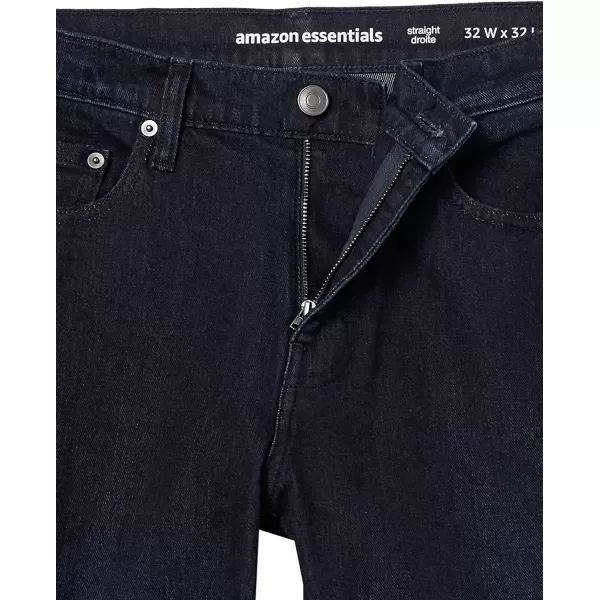 Amazon Essentials Mens StraightFit Stretch JeanBlue Over Dye