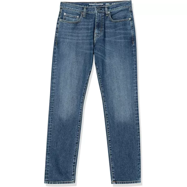 Amazon Essentials Mens StraightFit Stretch JeanMedium Wash