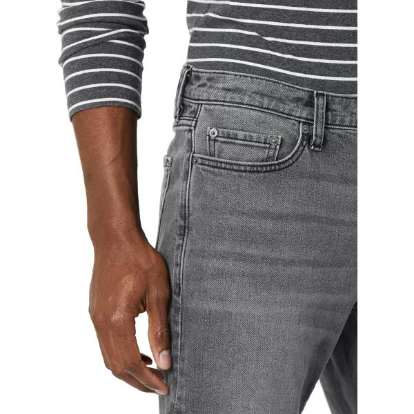 Amazon Essentials Mens StraightFit Stretch JeanWashed Grey