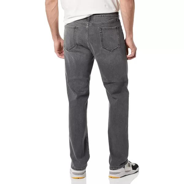 Amazon Essentials Mens StraightFit Stretch JeanWashed Grey