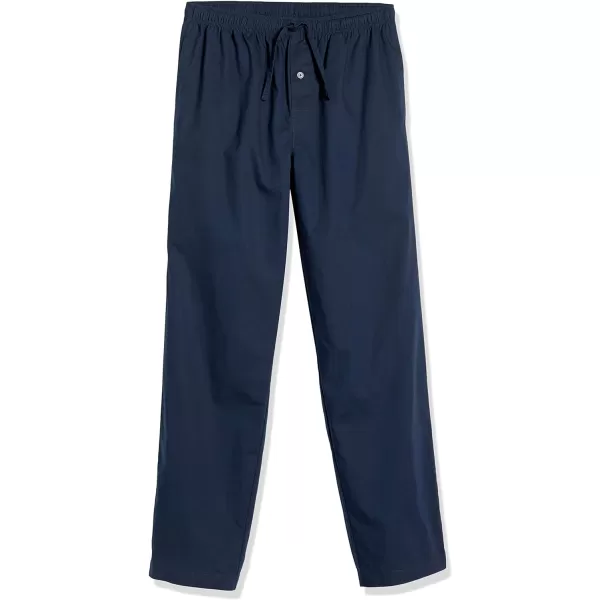 Amazon Essentials Mens StraightFit Woven Pajama PantNavy