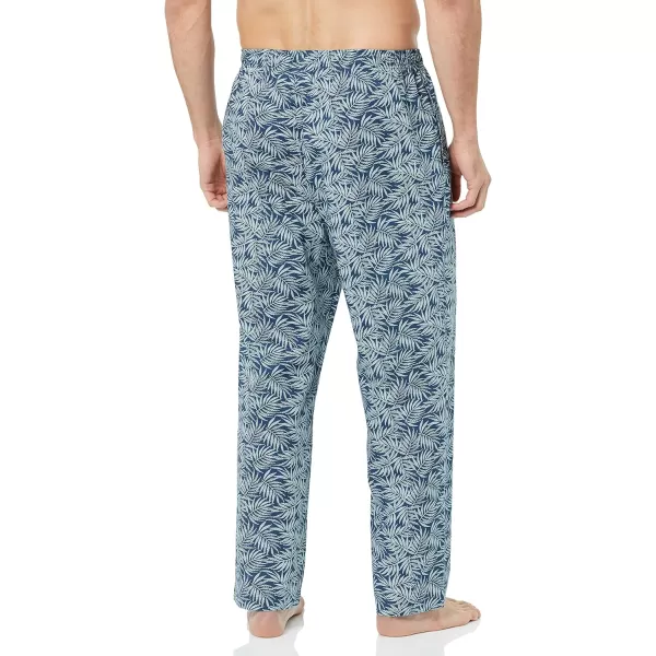 Amazon Essentials Mens StraightFit Woven Pajama PantPalm Leaf