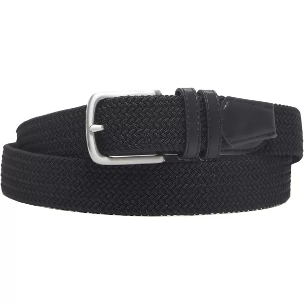 Amazon Essentials Mens Stretch Woven Braid BeltBlack