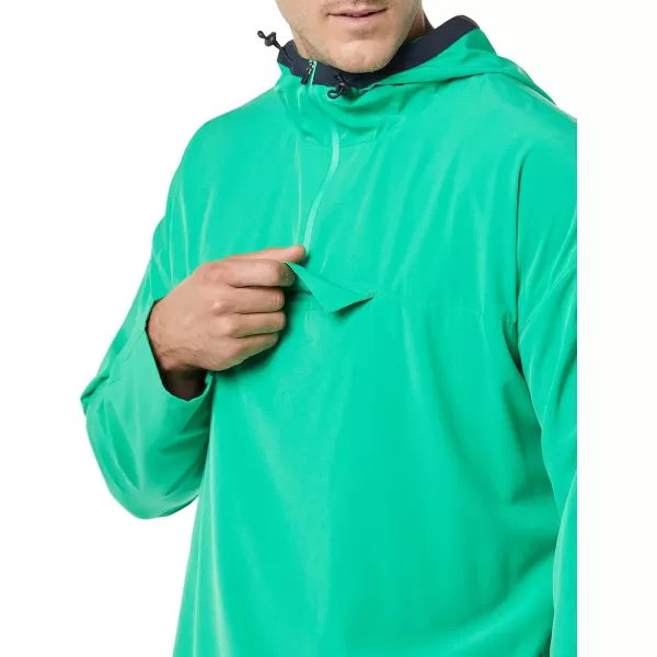 Amazon Essentials Mens Stretch Woven Colorblock JacketGreen