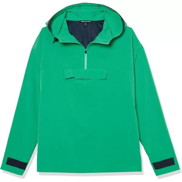 Amazon Essentials Mens Stretch Woven Colorblock JacketGreen