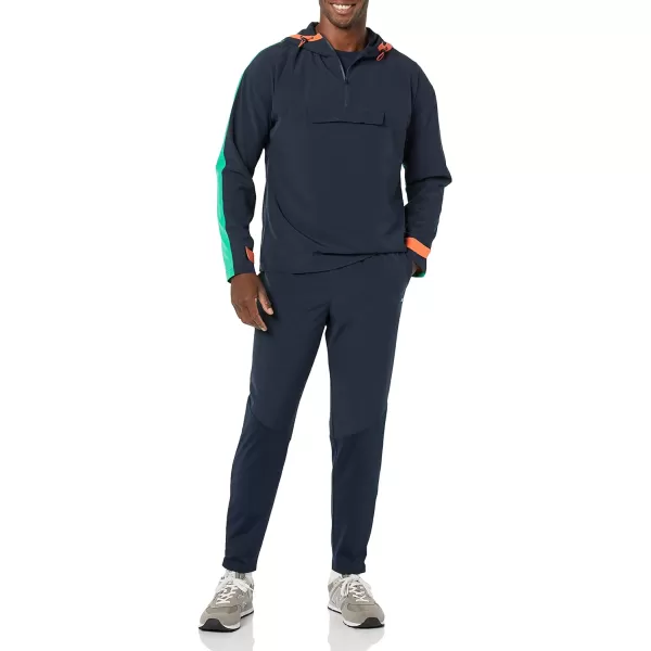 Amazon Essentials Mens Stretch Woven Colorblock PantsDark Navy