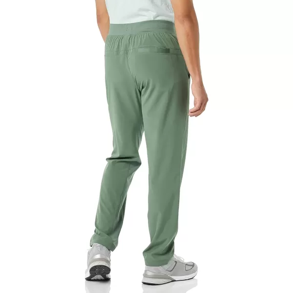 Amazon Essentials Mens Stretch Woven Training PantSage Green