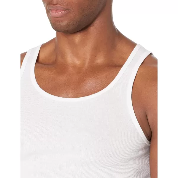 Amazon Essentials Mens Tank Undershirts Pack of 6BlackWhite