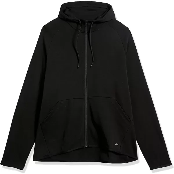 Amazon Essentials Mens Tech Fleece FullZip Hooded SweatshirtBlack