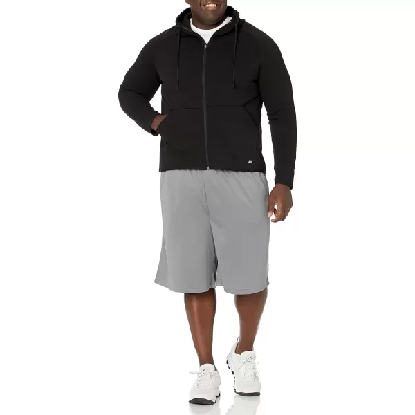 Amazon Essentials Mens Tech Fleece FullZip Hooded SweatshirtBlack
