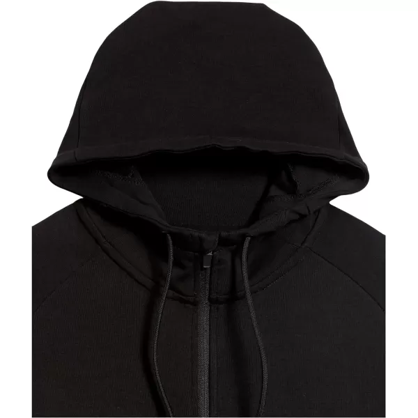 Amazon Essentials Mens Tech Fleece FullZip Hooded SweatshirtBlack