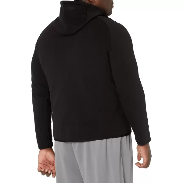 Amazon Essentials Mens Tech Fleece FullZip Hooded SweatshirtBlack