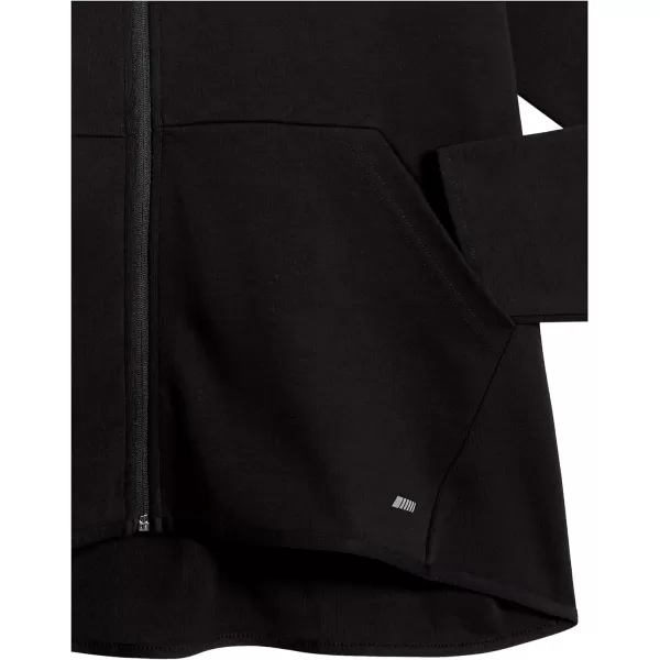 Amazon Essentials Mens Tech Fleece FullZip Hooded SweatshirtBlack