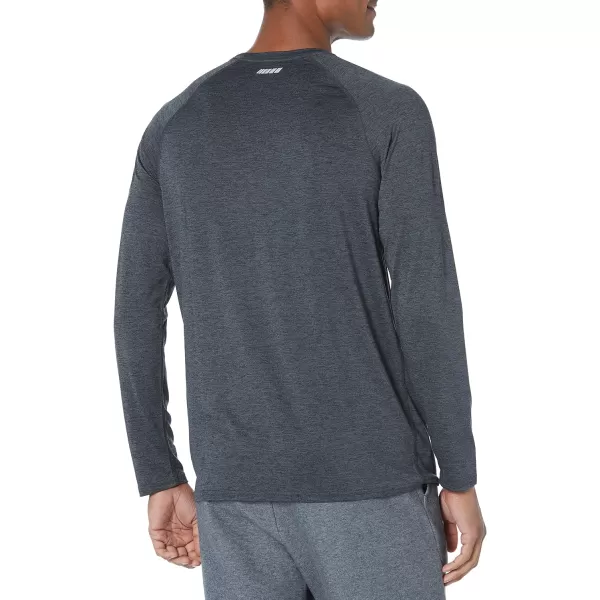 Amazon Essentials Mens Tech Stretch LongSleeve TShirt Available in BigampTallBlack