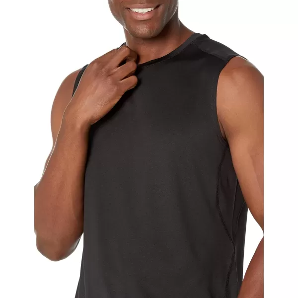 Amazon Essentials Mens Tech Stretch Muscle ShirtBlack