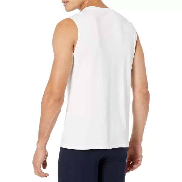 Amazon Essentials Mens Tech Stretch Muscle ShirtWhite