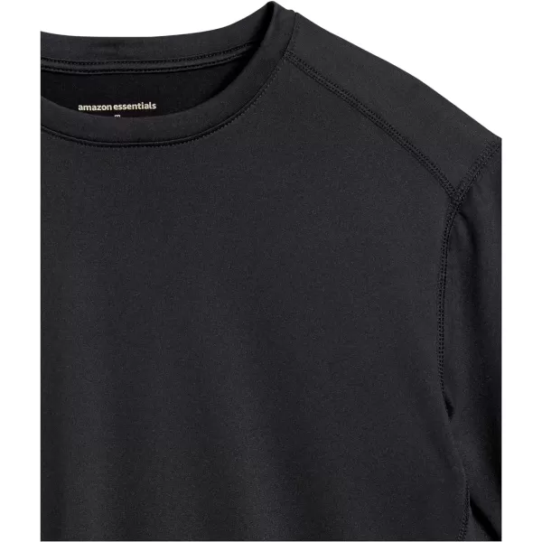 Amazon Essentials Mens Tech Stretch ShortSleeve TShirtBlack