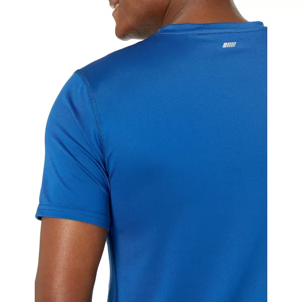 Amazon Essentials Mens Tech Stretch ShortSleeve TShirtBright Blue