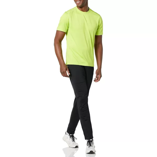 Amazon Essentials Mens Tech Stretch ShortSleeve TShirtLime Green