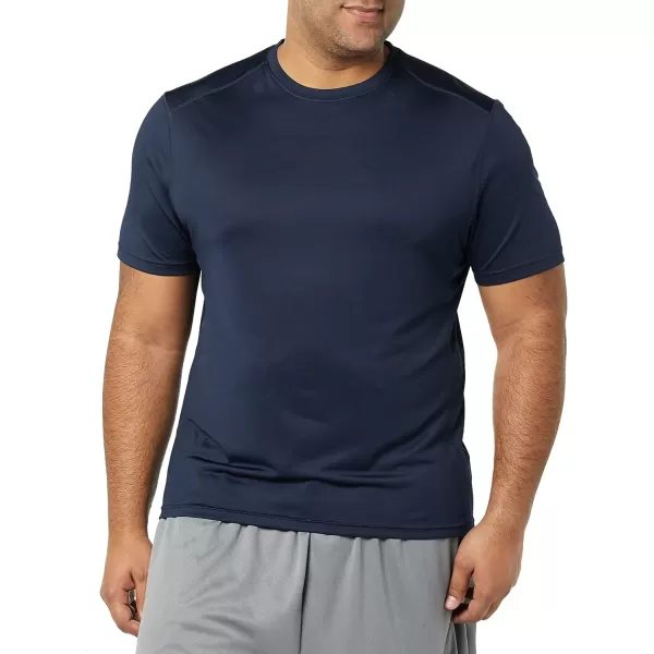 Amazon Essentials Mens Tech Stretch ShortSleeve TShirtNavy