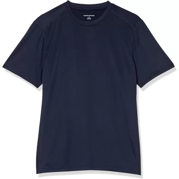 Amazon Essentials Mens Tech Stretch ShortSleeve TShirtNavy