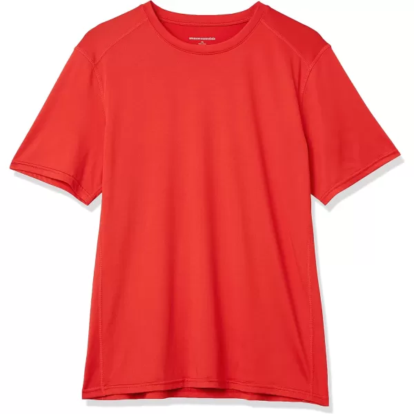 Amazon Essentials Mens Tech Stretch ShortSleeve TShirtRed