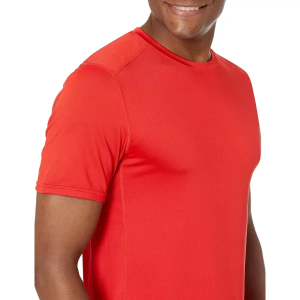 Amazon Essentials Mens Tech Stretch ShortSleeve TShirtRed