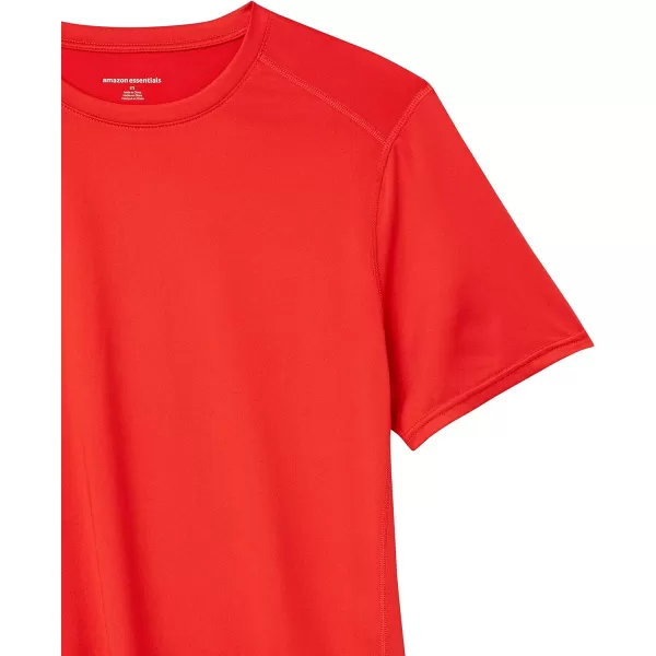 Amazon Essentials Mens Tech Stretch ShortSleeve TShirtRed