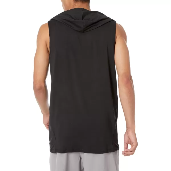 Amazon Essentials Mens Tech Stretch Sleeveless HoodieBlack