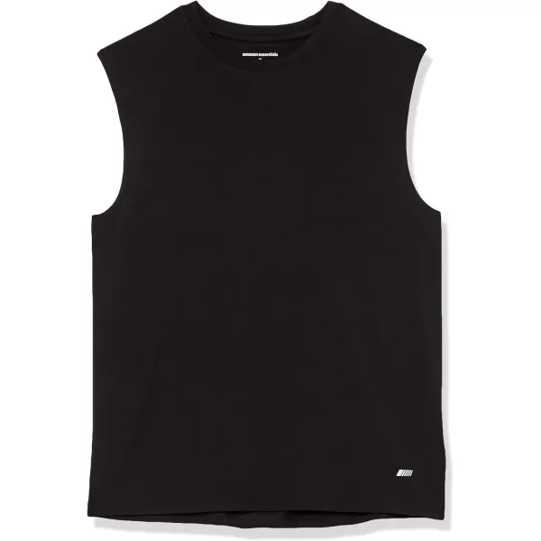 Amazon Essentials Mens Tech Stretch Tank BaselayerBlack